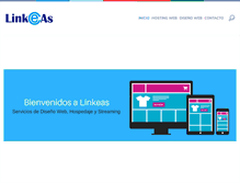 Tablet Screenshot of linkeas.com